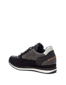 Zapatilla Deportiva Casual Refresh 171401 Negra y gris