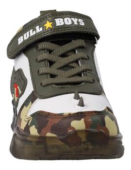 Deportivo Alto Luces Bull Boys DNAL2201 Verde y Blanco T-REX